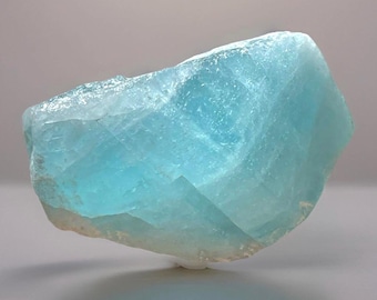 Aquamarine Gemmy Rough XL Specimen 668.70 ctw: Stunning Blue Color Brazilian Aquamarine Gemstone Raw Mineral ( 111)