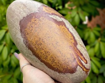 Narmada River Shiva Lingam 9.5 inches, Narmadeshwar Shiva From India, Narmada Shiva Lingam River Polished 6.6 pounds