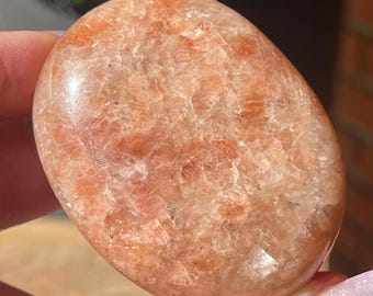 Sunstone Palmstone, Golden Sunstone Polished Crystal