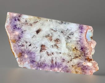 Flower Amethyst XXL Slab | Pink Flower Amethyst | Large Amethyst Crystal Slab | Mineral specimens High Grade