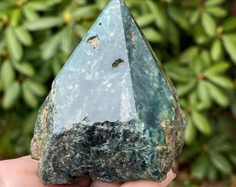 Ocean Jasper Top Polished, Marovato Vein Stone, Madagascar Orbicular Floral orb Jasper, Collectible Crystal (437)