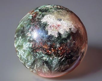 Seraphinite HQ Sphere with Beautiful Unique Patterns