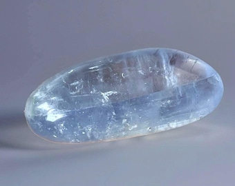 Blue Celestite Polished Large Shiva From Madagascar, Aqua Blue Gemmy Celestite Specimen EXTREMELY Rare Form