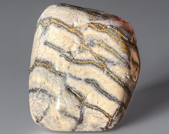 Nevada Jasper Freeform, Natural Mirror Polished Jasper Specimen