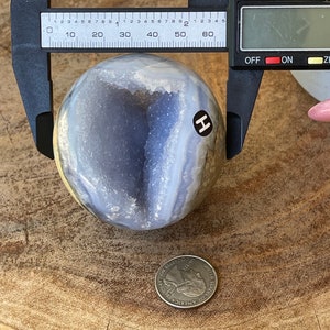 Blue Lace Agate Druzy Big Sphere , Collectors Agate , AAA HQ Crystals A ...