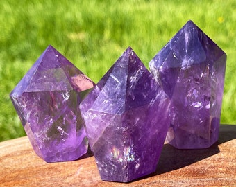 Amethyst Tower with Rainbows