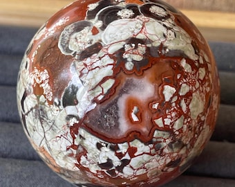 Money Agate Sphere, Polished Crystal Orb (31)