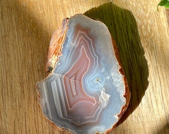Zhanguo Warring States Agate Nodule Slice Specimen, Collectors Edition Rare agate