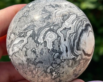 Picasso Jasper Sphere - No.80, Unique Natural Jasper from Utah