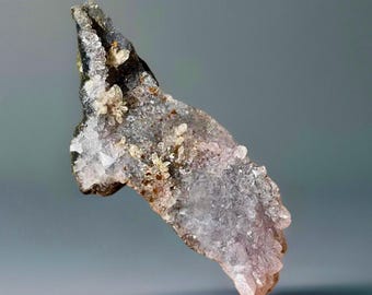 Soft Lavender Amethyst Cluster Large Specimen, Sparkling Egyptian Amethyst Mineral with Floral formations, Unique Natural Crystals - #142
