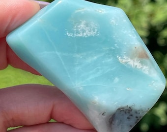 Caribbean calcite Blue Freeform - #7