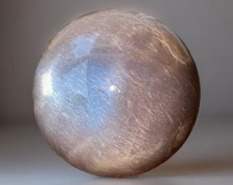 Hot Chocolate Sunstone Moonstone Sphere Silver Flash Cats eye gold confetti - #81