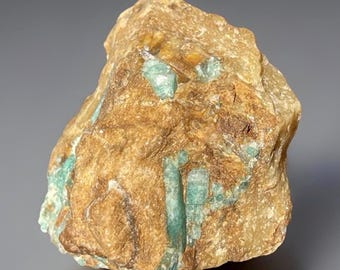 Emerald in Matrix Natural Crystal Specimen (2)