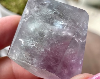 Watermelon Fluorite Freeform | AAA Grade Crystals | Crystal Home Decor | Bicolor Fluorite | Light Purple , Teal , Pink Fluorite Freeform