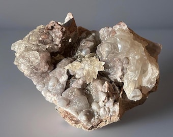 Hyalite Opal Specimen from Mexico, Lime Green Fluorescent Crystal under UV, Collector Mineral