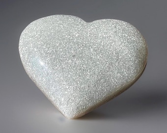 Sage Mica Aventurine Shimmering Heart - No. 60