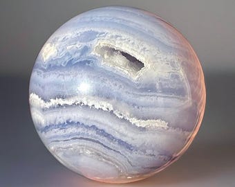 Blue Lace Agate High Quality Collectible Sphere