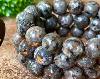 Yooperlite Big Bead Bracelet, AAA Grade  13mm 14mm Beads