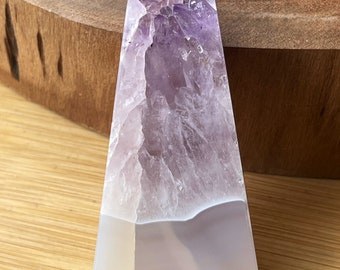 Amethyst Agate Crystal Tower