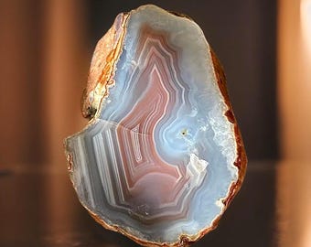 Zhanguo Warring States Agate Nodule Slice Specimen, Collectors Edition Rare agate