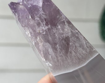 Lavender Amethyst Agate Tower Premium Crystal