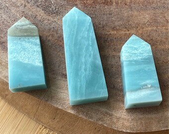 Caribbean Calcite Tower - Stunning Blue Color- You Pick