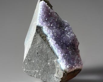 Amethyst Cut Base Sparkling Cluster Specimen - #98, Natural Amethyst Crystal