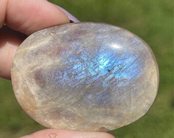 Sunstone Moonstone Palmstone Natural Polished Crystal - #73