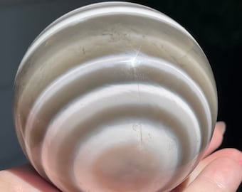 Botswana Agate Statement Big Sphere -Collectors Edition Rare Find - #34