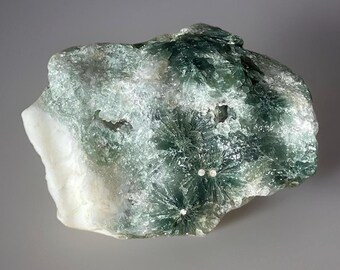 1st Vein Ocean Jasper Rough Crystal, Marovato White & Green Jasper Raw, Collectors Orbicular Floral Ocean Jasper