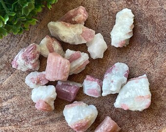 Pink Tourmaline Raw Crystal Specimen