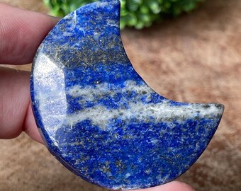 Lapis Moon Carving - No.93