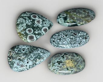 Natural Variscite from Germany • Vintage Mine Closed Stock • Hand-Cut Cabochon for Wire Wrapping & Silversmith Jewelry