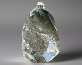 Garden Quartz Faceted Crystal Drop, High Quality Unique Crystal Gifts