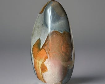 Polychrome Jasper Freeform • Natural Colorful Polished Stone Flame • Crystals for Gifting Collecting & Decorating