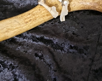 Coyote tailbone earrings