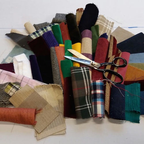 Linen Fabric Blocks 130 Pcs Pack 4.5 Inch Square Color Mix Etsy