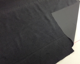 ONE METRE (100 x 142 cms) of Dark  Grey  Cotton Dressmaking Velveteen.  240gsm - 142 cms wide.... Short Pile