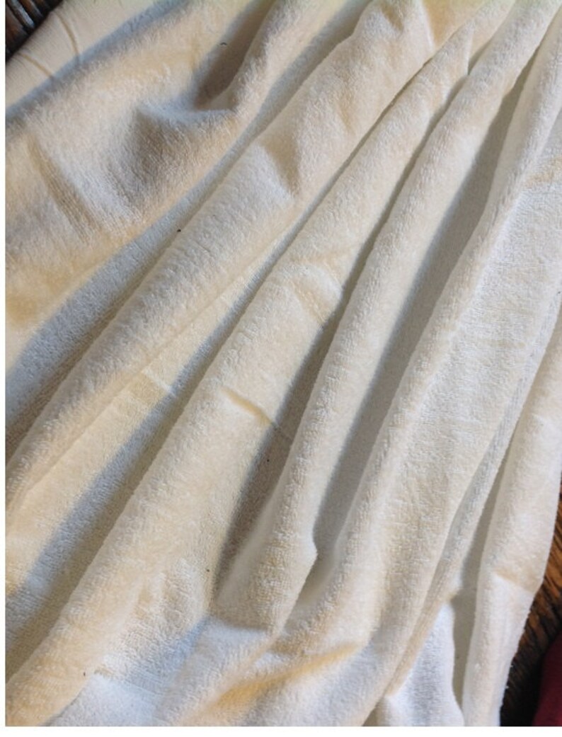 Pure Cotton Towelling Fabric 150 cms wide 320 gsm 4 Etsy