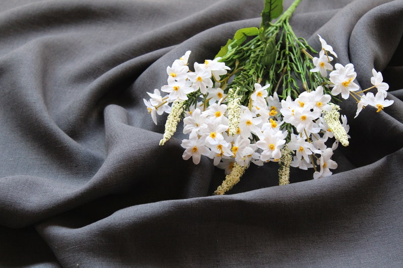 Three Colours 240gsm One metre Half Metre of Superior Quality Linen Fabric 146 cms Wide