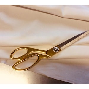 CREAM - Cotton Dressmaking  Velveteen Fabric 142cm wide - for crafts, curtains and Sewing
