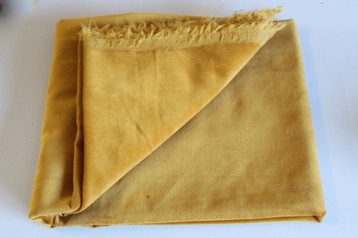 Five Metres of SUNSHINE GOLD Cotton Dressmaking Velvet / | Etsy