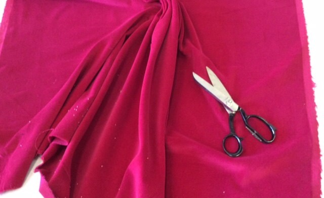 Claret Cotton Velvet Emperor