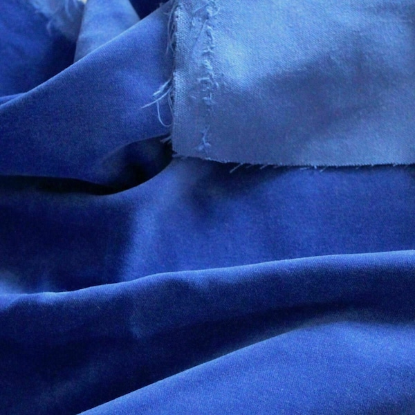 Blue Velvet Fabric - Etsy