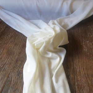 Cream Colour Muslin 3m  Cut - 60&quot; wide - 65gsm- Good Quality - Pre Cut Pieces  of Pure Cotton wedding  Draping shower party Gazebo drape