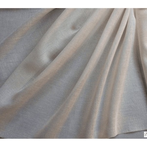 Pre Cut 3 metre  Pieces of Pure Cotton Cream Colour Draping Muslin - 60 wide - 65gsm- Good Quality - 3m. 5m & 10m Weddings Hanging Gazebo