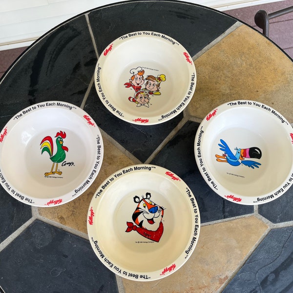 Kellogg’s Cereal Bowls Etsy