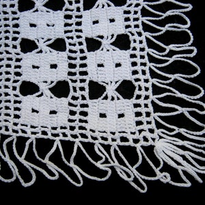 White Crocheted Doily 14 X 8 Rectangular - Etsy