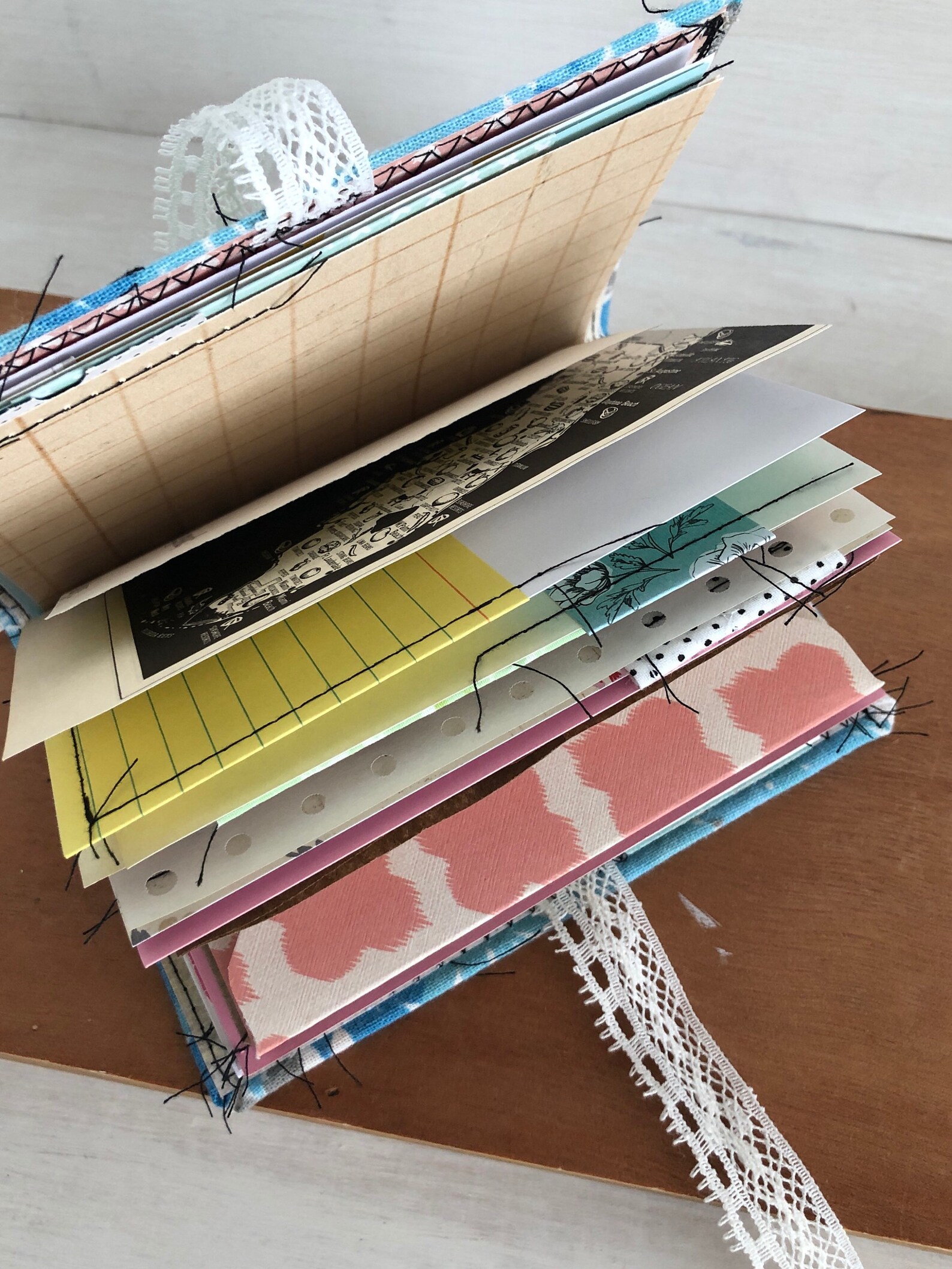 Junk Journal Handmade Mini Photo Album for Memory Keeping Etsy