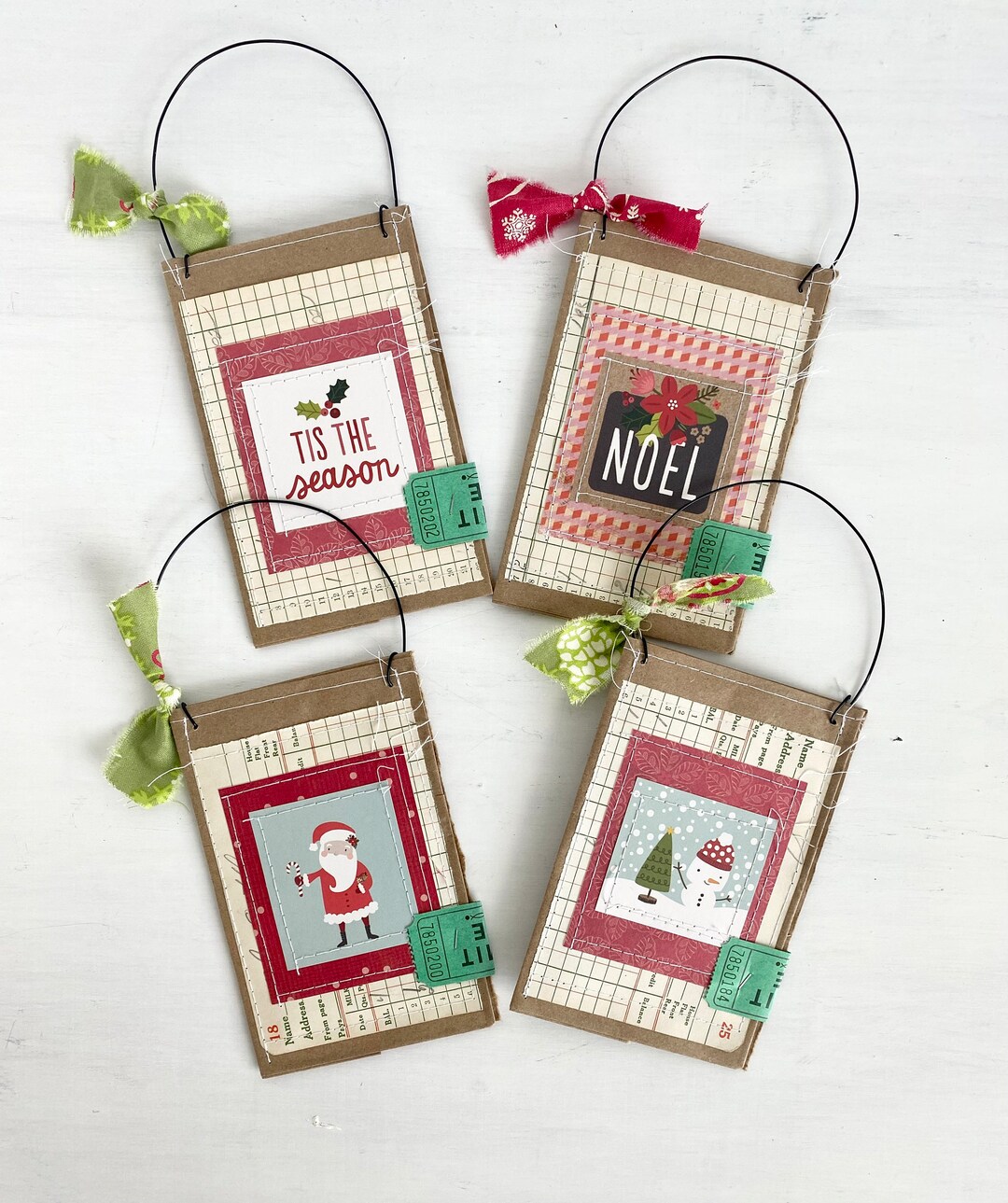 Handmade Gift Card Holder Ornaments Gift Tags Christmas Etsy